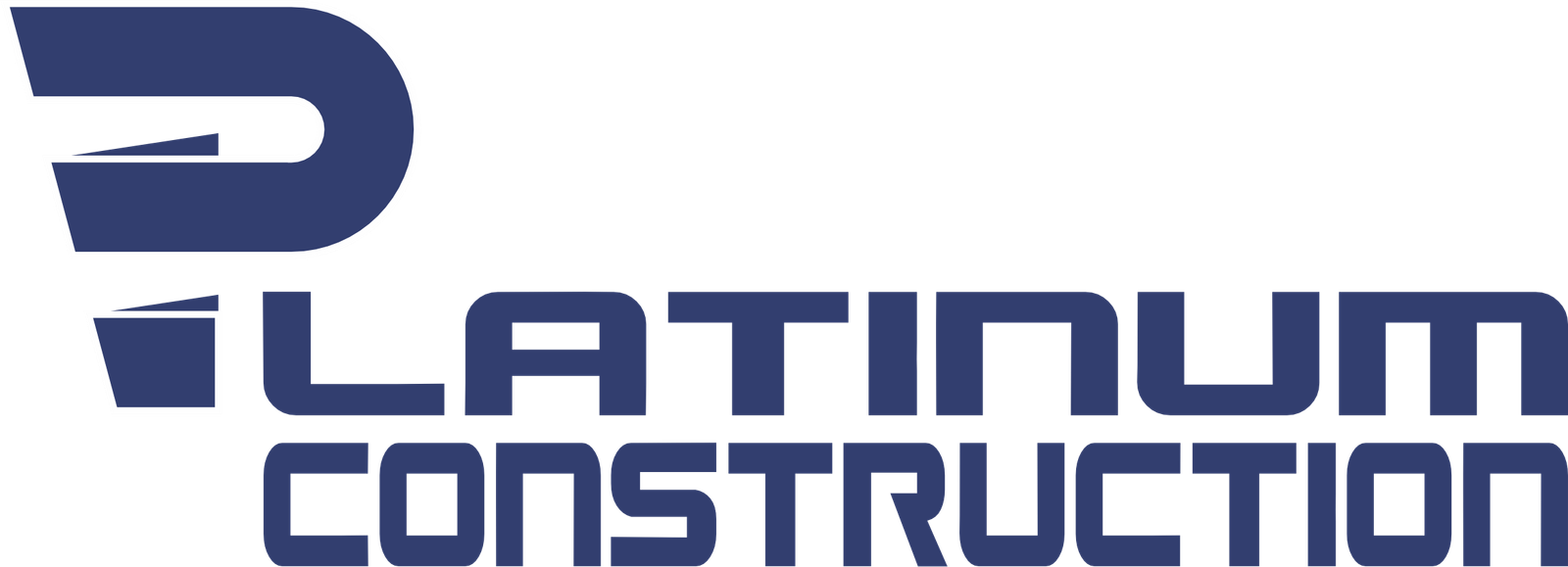Platinum Construction Logo